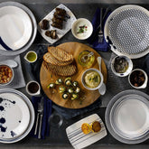 Blue Splash 16 Piece Dinner Set